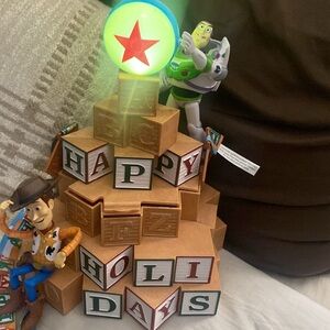 Disney light up Toy Story popcorn bucket featuring  buzz and woody